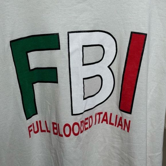 VTG Full Blooded Italian Single Stitch T Shirt XXL - Picture 2 of 5